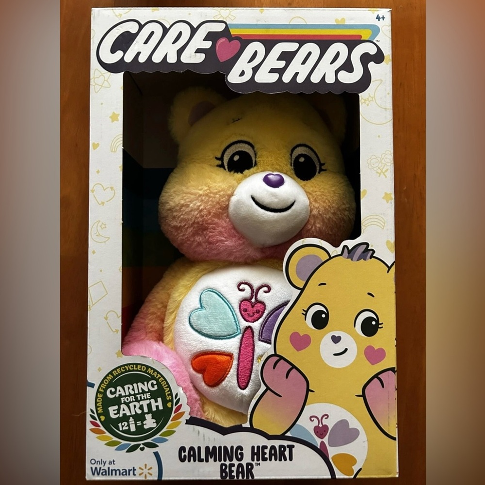 Calming Heart Care Bear - Eco-Friendly 14" Plush (2023 Release)